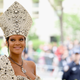 Rihanna attends the Met Costume Gala at the Metropolitan Museum of Art on May 7, 2018, in New York City.